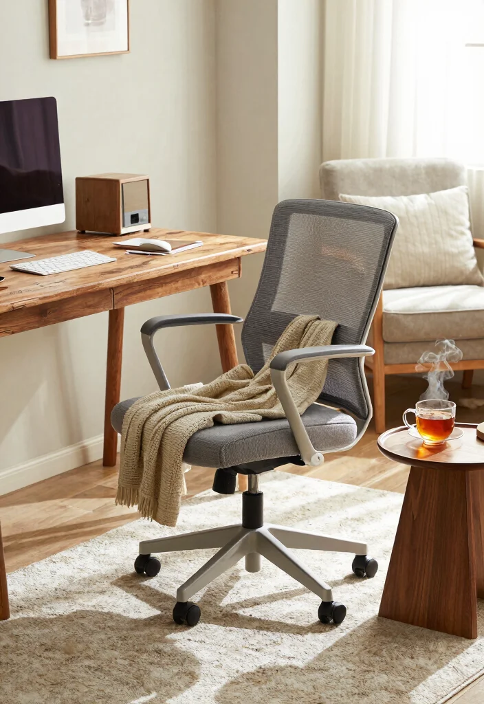 10 Cute Office Ideas with Soft Personal Touches 15 10 Cute Office Ideas with Soft Personal Touches 5. Comfort Centric Furniture 0 1