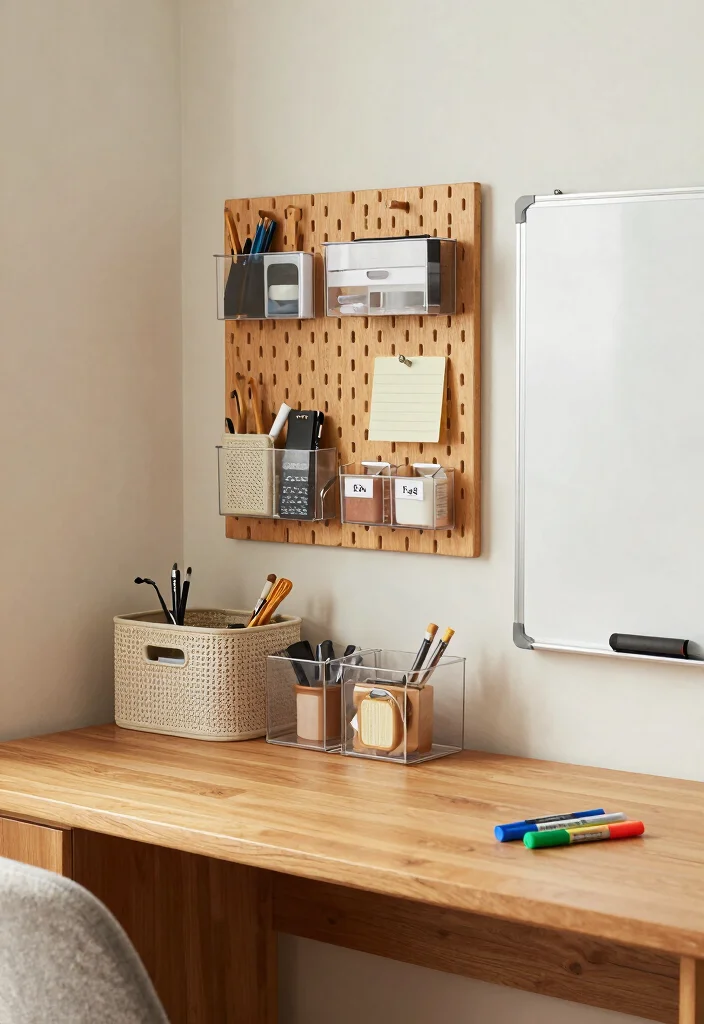 10 Cute Office Ideas with Soft Personal Touches 26 10 Cute Office Ideas with Soft Personal Touches 6. Thoughtful Organization 0 1