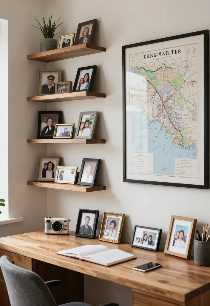 10 Cute Office Ideas with Soft Personal Touches 49 10 Cute Office Ideas with Soft Personal Touches 9. A Touch of Personal History 0 1