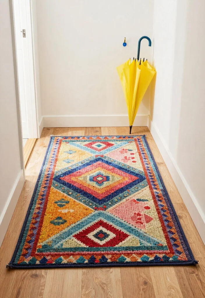 10 Entryway Rug Ideas to Define the Space 23 10 Entryway Rug Ideas to Define the Space 3. Recycled Cotton Rugs 0 1
