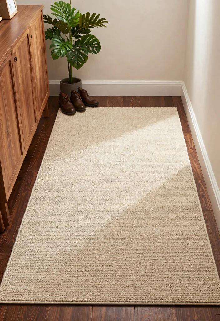 10 Entryway Rug Ideas to Define the Space 34 10 Entryway Rug Ideas to Define the Space 4. Natural Wool Rugs 0 1