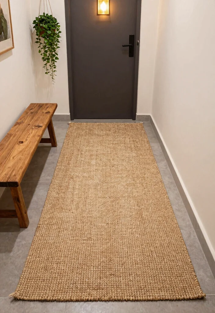 10 Entryway Rug Ideas to Define the Space 46 10 Entryway Rug Ideas to Define the Space 6. Sisal Sensation 0 1