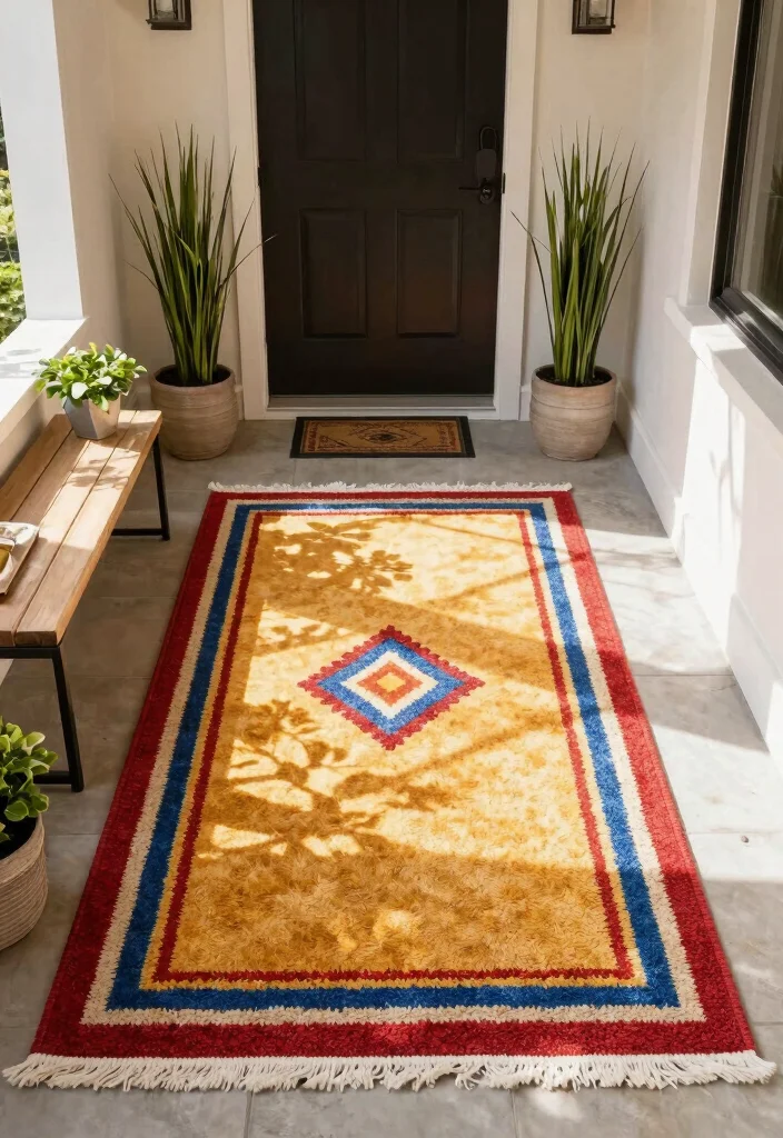 10 Entryway Rug Ideas to Define the Space 59 10 Entryway Rug Ideas to Define the Space 9. Outdoor Indoor Rugs 0 1