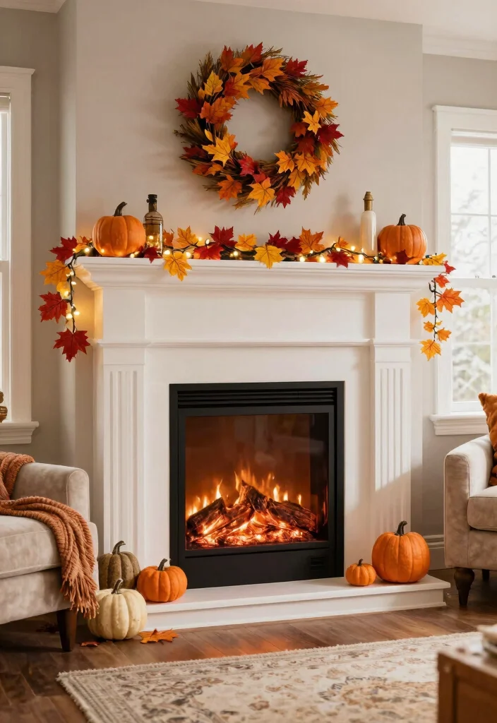 10 Fake Fireplace Ideas for Decorative Charm 50 10 Fake Fireplace Ideas for Decorative Charm 10. Seasonal Faux Fireplaces 0