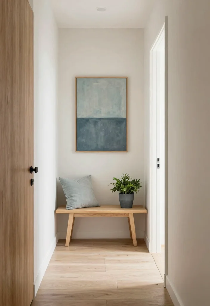 10 Small Entryway Ideas That Stay Functional and Uncluttered 60 10 Small Entryway Ideas That Stay Functional and Uncluttered 10. Cohesive Color Palette 0