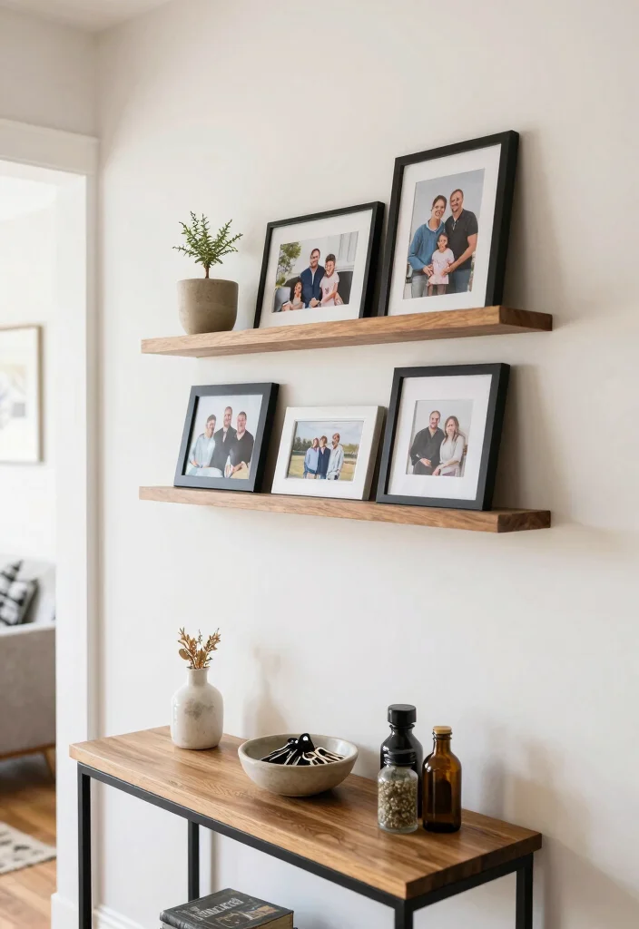 10 Small Front Entryway Ideas That Feel Inviting 10. Use Personal Touches 0