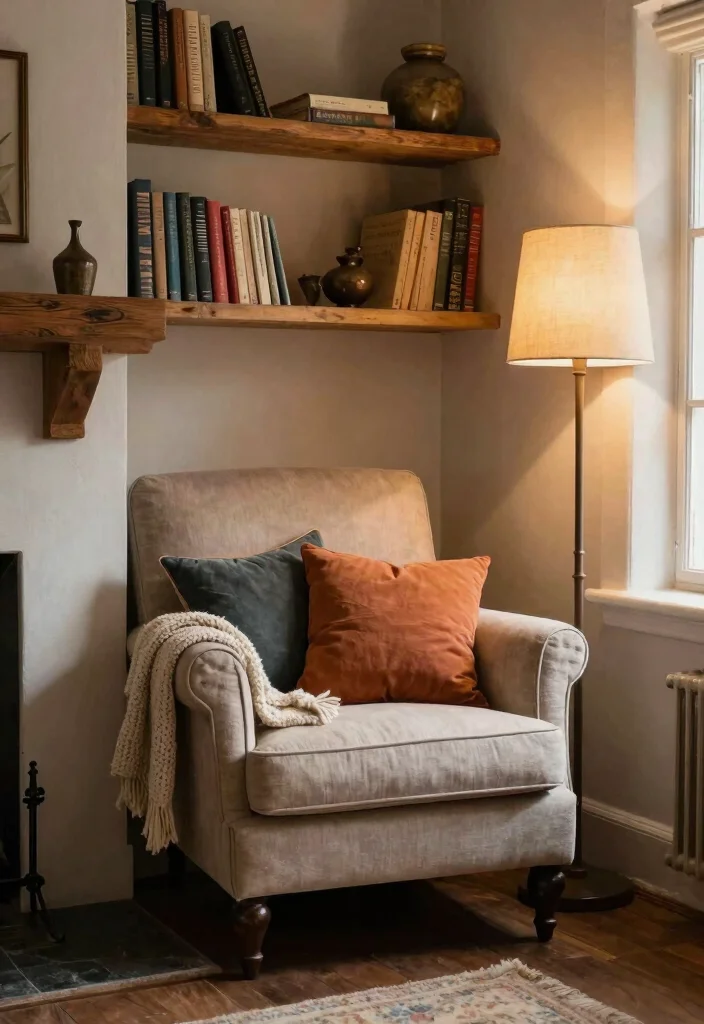 10 Unused Fireplace Ideas That Still Look Intentional 1. Create a Cozy Reading Nook 0