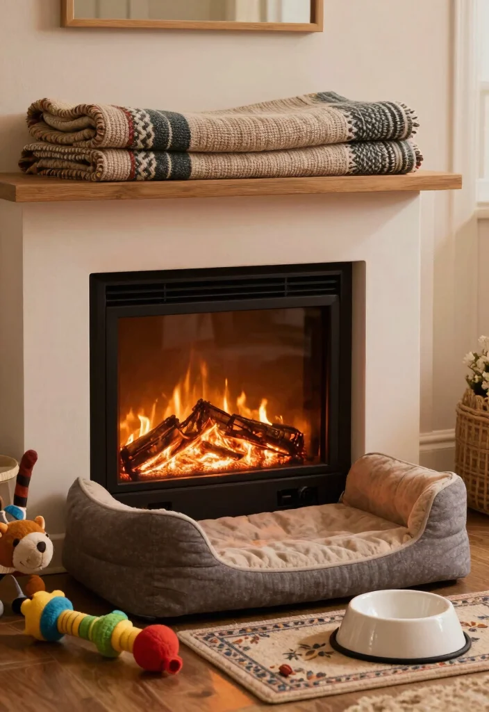 10 Unused Fireplace Ideas That Still Look Intentional 5. Cozy Pet Retreat 0