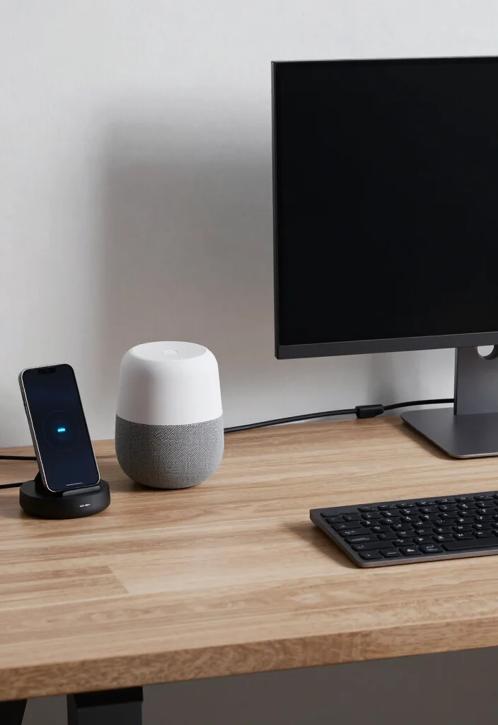 12 Basement Office Ideas That Still Feel Bright 61 12 Basement Office Ideas That Still Feel Bright 11. Optimize Workflow with Technology 0