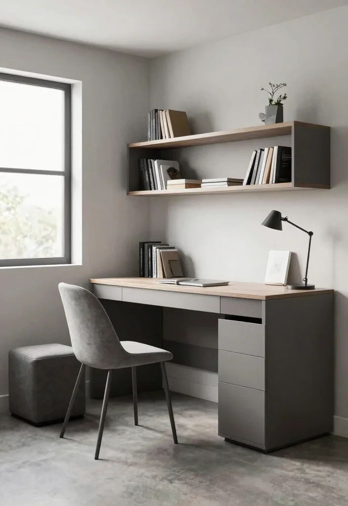 12 Basement Office Ideas That Still Feel Bright 4 12 Basement Office Ideas That Still Feel Bright 4. Multi Functional Furniture 0