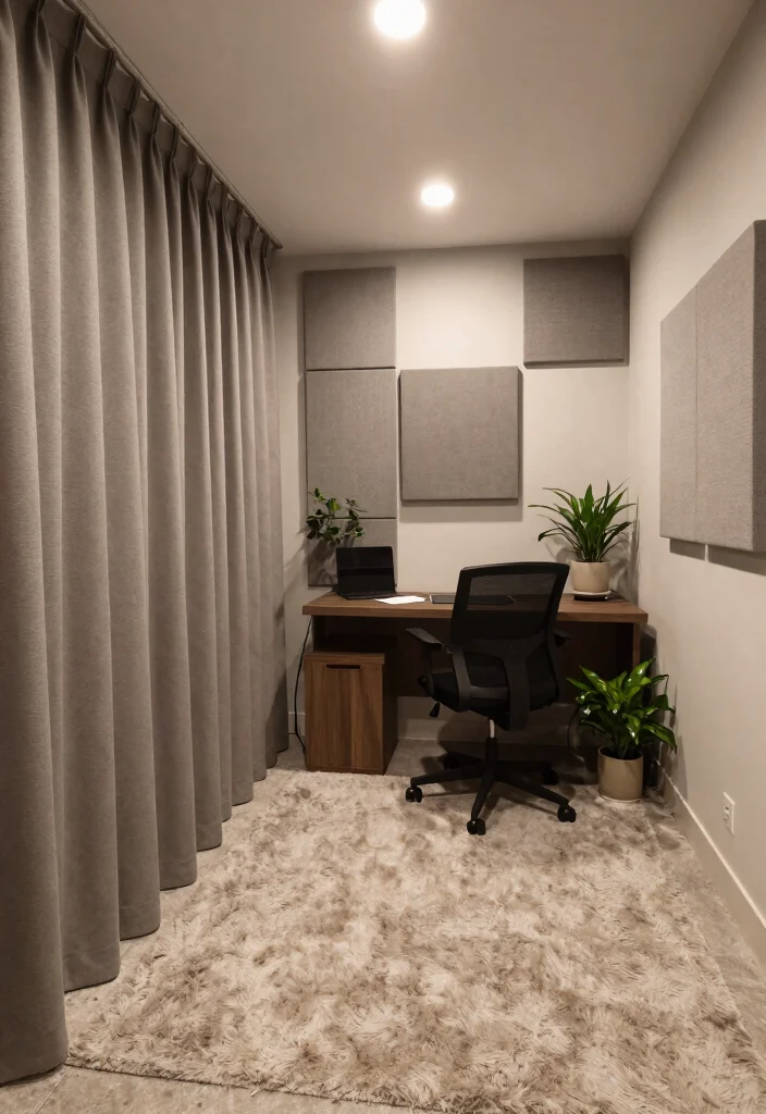 12 Basement Office Ideas That Still Feel Bright 38 12 Basement Office Ideas That Still Feel Bright 8. Plan for Acoustics 0