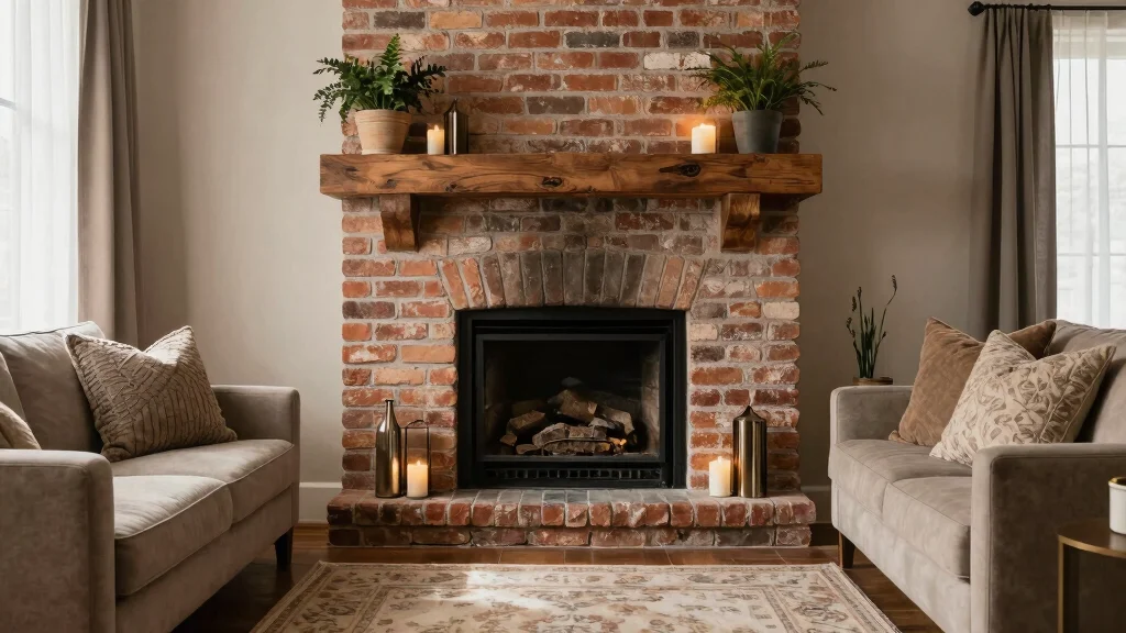 12 Brick Fireplace Ideas for Timeless Character