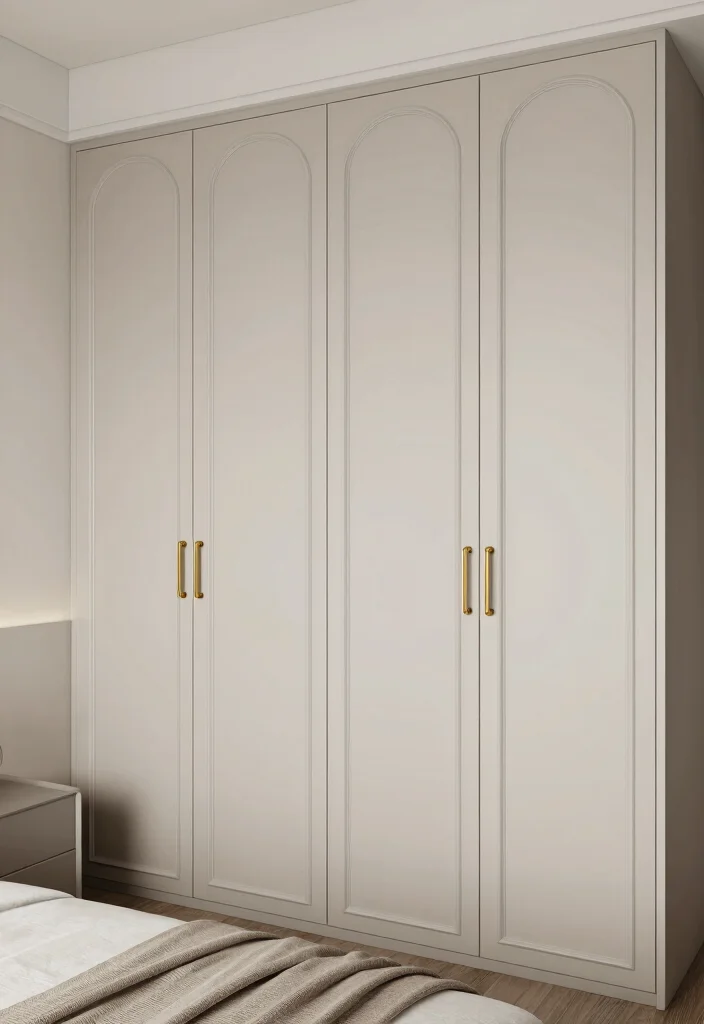 12 Closet Door Ideas to Instantly Refresh Any Bedroom 35 12 Closet Door Ideas to Instantly Refresh Any Bedroom 5. Decorative Panel Doors 0