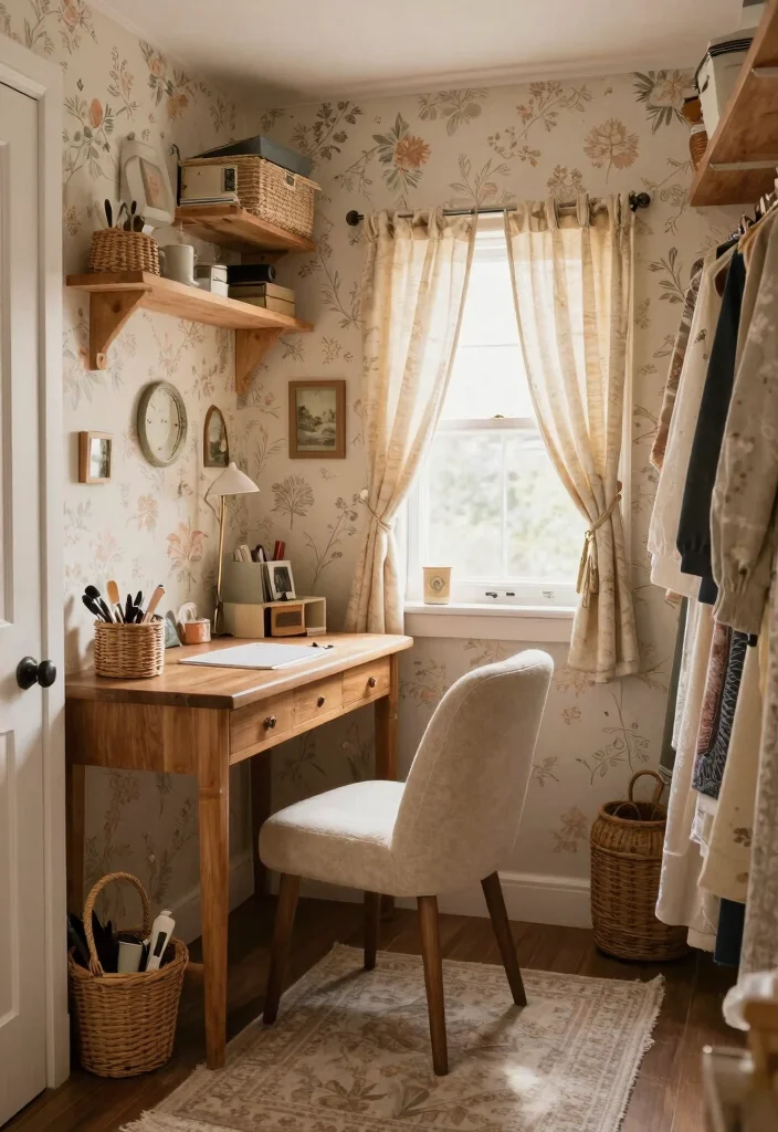 12 Closet Office Ideas for Hidden Workspaces 2 12 Closet Office Ideas for Hidden Workspaces 2. Cozy Cottage Vibes 0