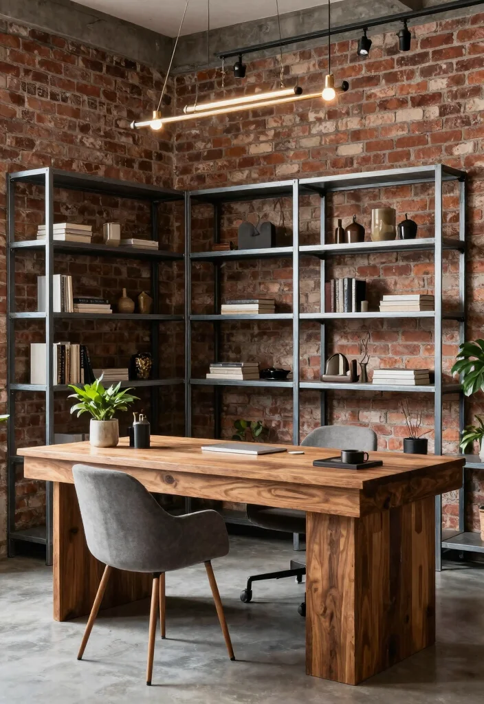 12 Closet Office Ideas for Hidden Workspaces 3 12 Closet Office Ideas for Hidden Workspaces 3. Industrial Chic 0