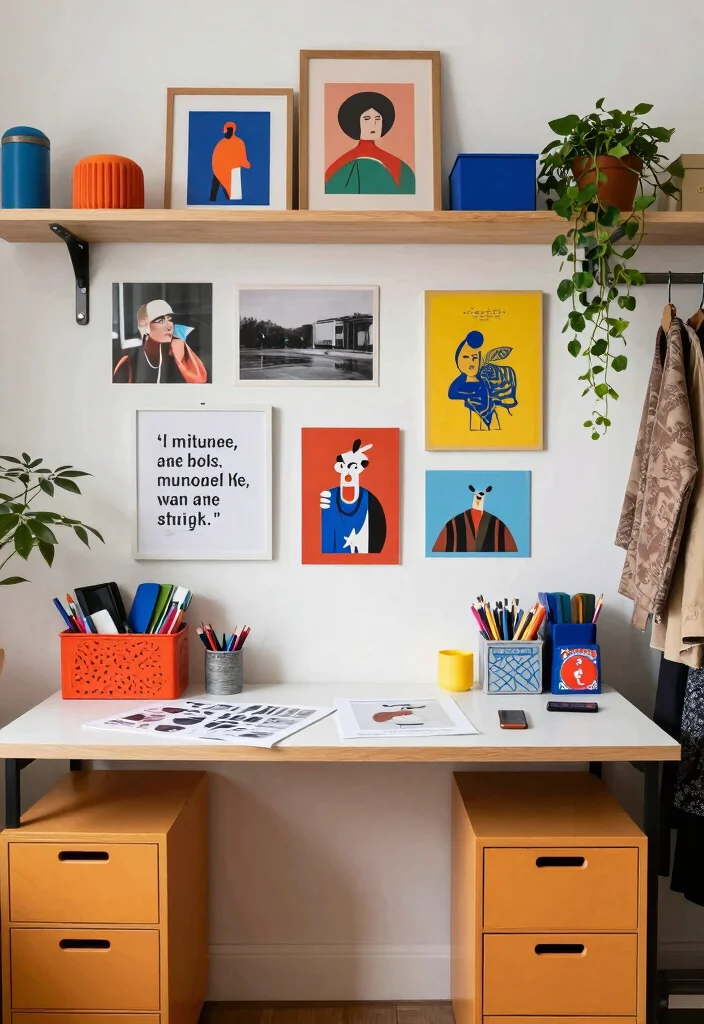 12 Closet Office Ideas for Hidden Workspaces 38 12 Closet Office Ideas for Hidden Workspaces 8. Artistic Inspiration 0