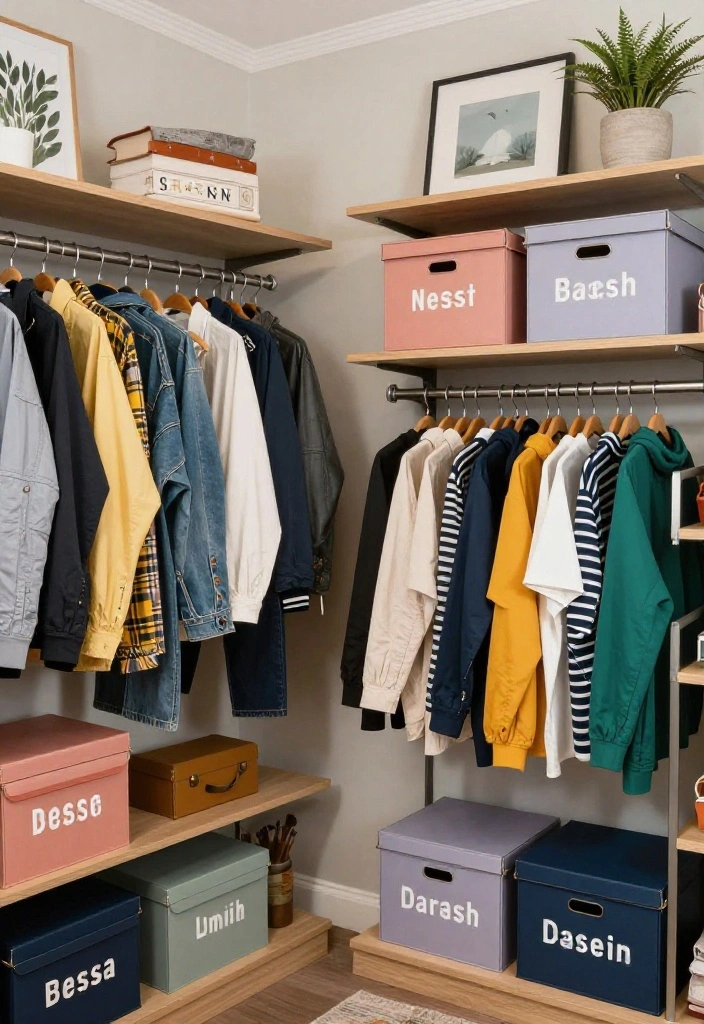12 Closet Room Ideas That Feel Like a Mini Dressing Area 50 12 Closet Room Ideas That Feel Like a Mini Dressing Area 10. Seasonal Wardrobe Rotation 0
