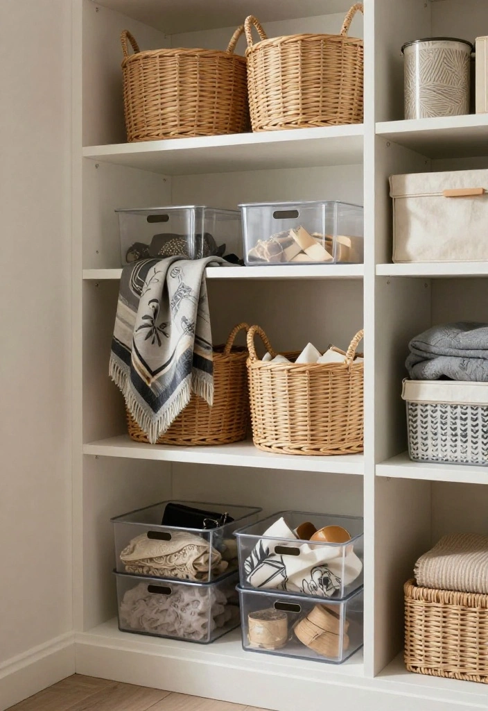 12 Closet Room Ideas That Feel Like a Mini Dressing Area 48 12 Closet Room Ideas That Feel Like a Mini Dressing Area 8. Stylish Storage Solutions 0