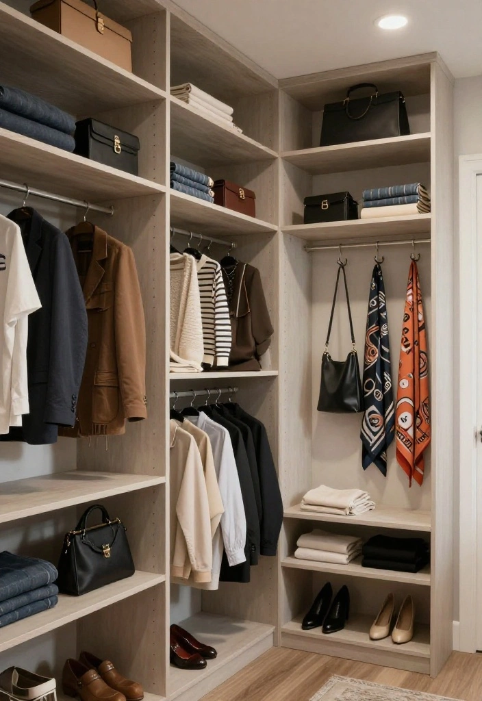 12 Closet Room Ideas That Feel Like a Mini Dressing Area 49 12 Closet Room Ideas That Feel Like a Mini Dressing Area 9. Vertical Space Utilization 0