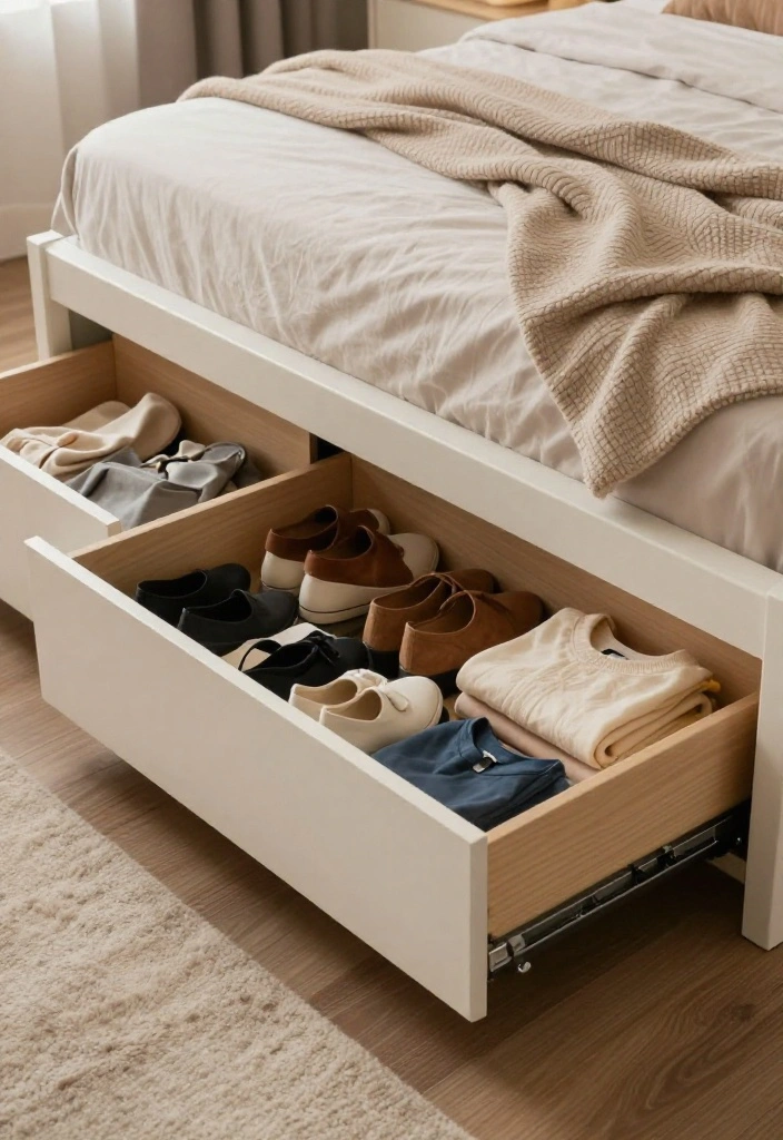 12 Corner Closet Ideas for Awkward Bedroom Layouts 34 12 Corner Closet Ideas for Awkward Bedroom Layouts 4. Under bed Corner Drawers 0