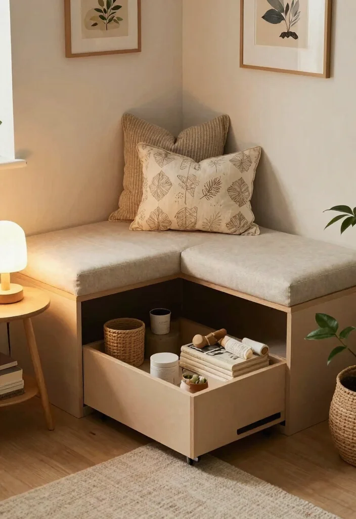 12 Corner Closet Ideas for Awkward Bedroom Layouts 58 12 Corner Closet Ideas for Awkward Bedroom Layouts 8. Corner Storage Benches 0