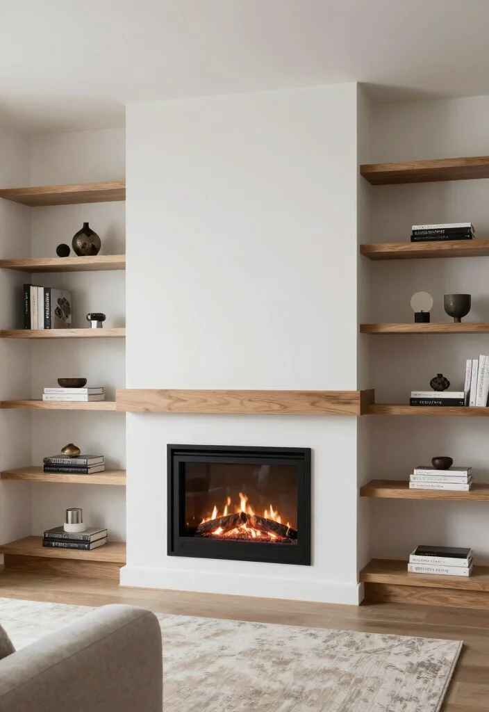 12 Corner Fireplace Ideas That Save Space 3. Contemporary Built In Designs 0