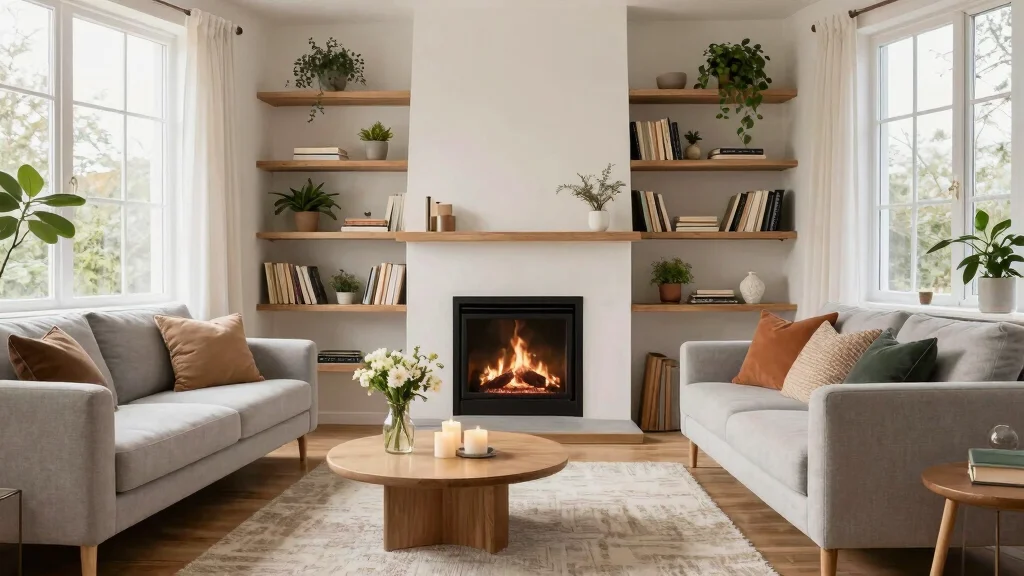 12 Corner Fireplace Ideas That Save Space