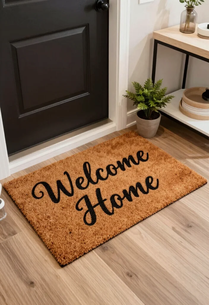 12 Entrance Entryway Ideas with Clear Flow 62 12 Entrance Entryway Ideas with Clear Flow 12. Personalized Welcome Mat 0 1