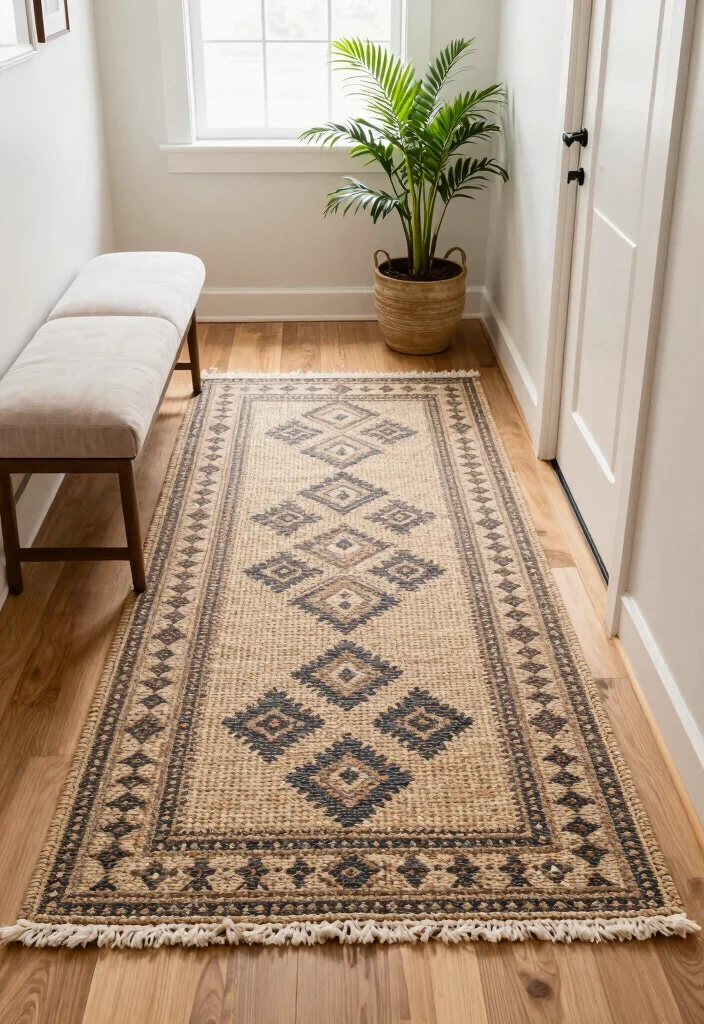 12 Entrance Entryway Ideas with Clear Flow 39 12 Entrance Entryway Ideas with Clear Flow 9. Layered Rugs 0 1