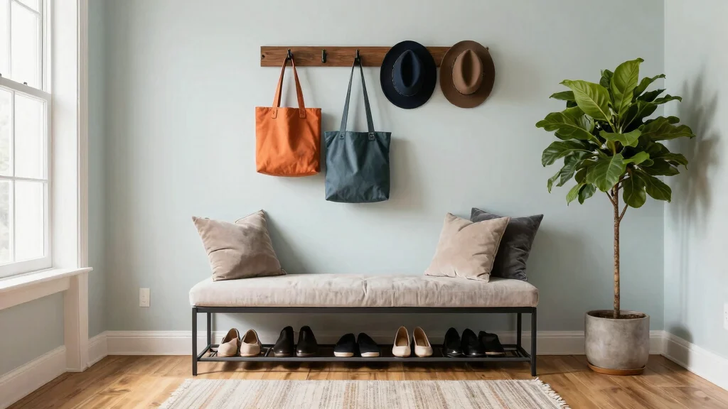 12 Entryway Ideas with Bench for Seating and Storage