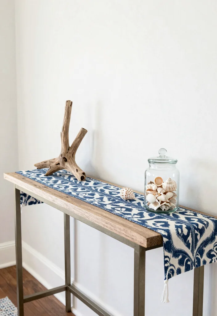 12 Entryway Table Decor Ideas That Look Polished 12. Thematic Accents 0