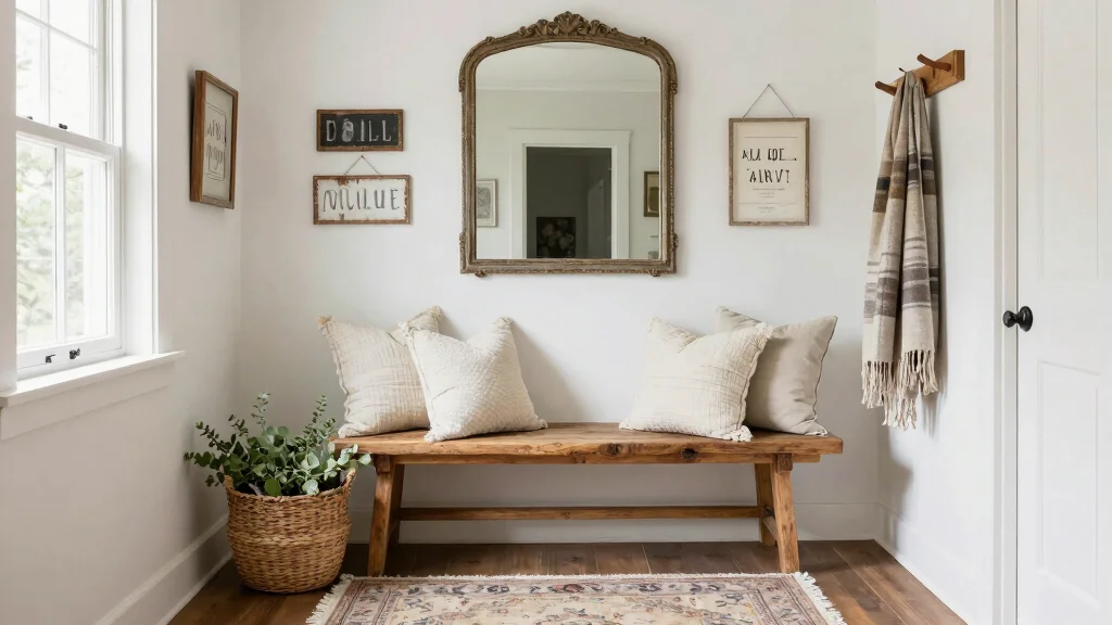 12 Farmhouse Entryway Ideas with Cozy Character