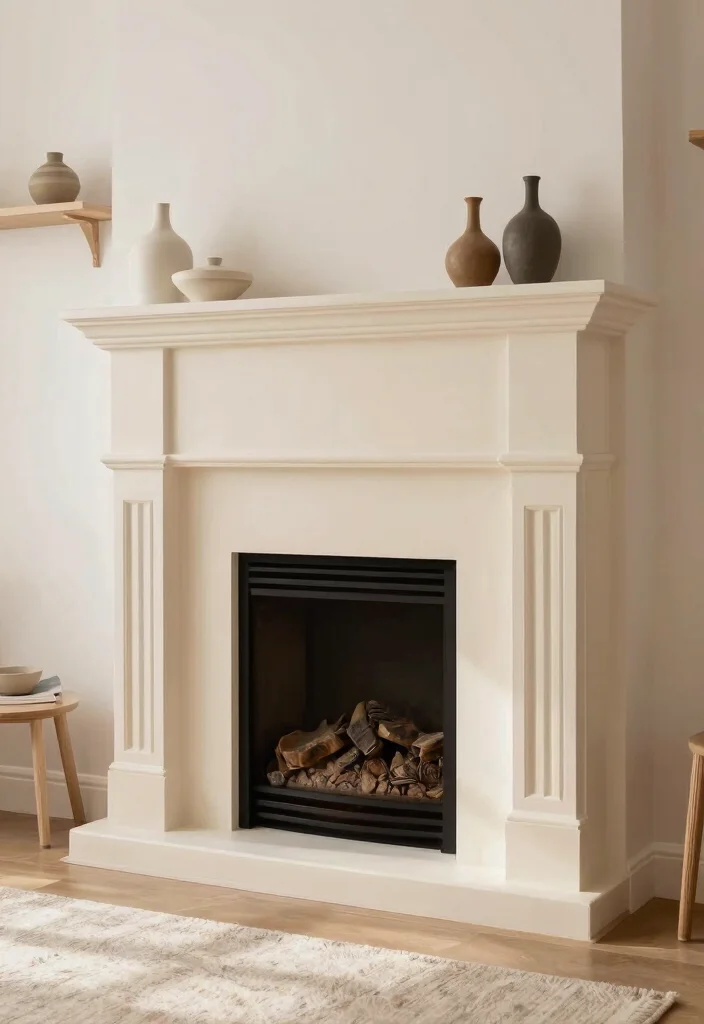 12 Fireplace Makeover Ideas to Refresh Old Designs 2. Eco Friendly Paint 0