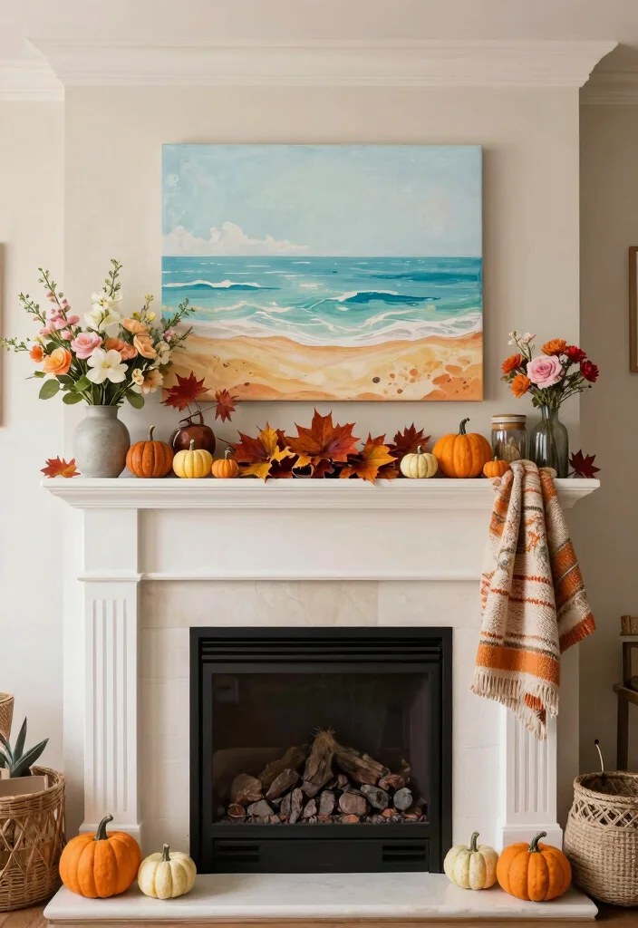 12 Fireplace Mantle Ideas for Classic and Modern Homes 3. Seasonal Decor Swaps 0