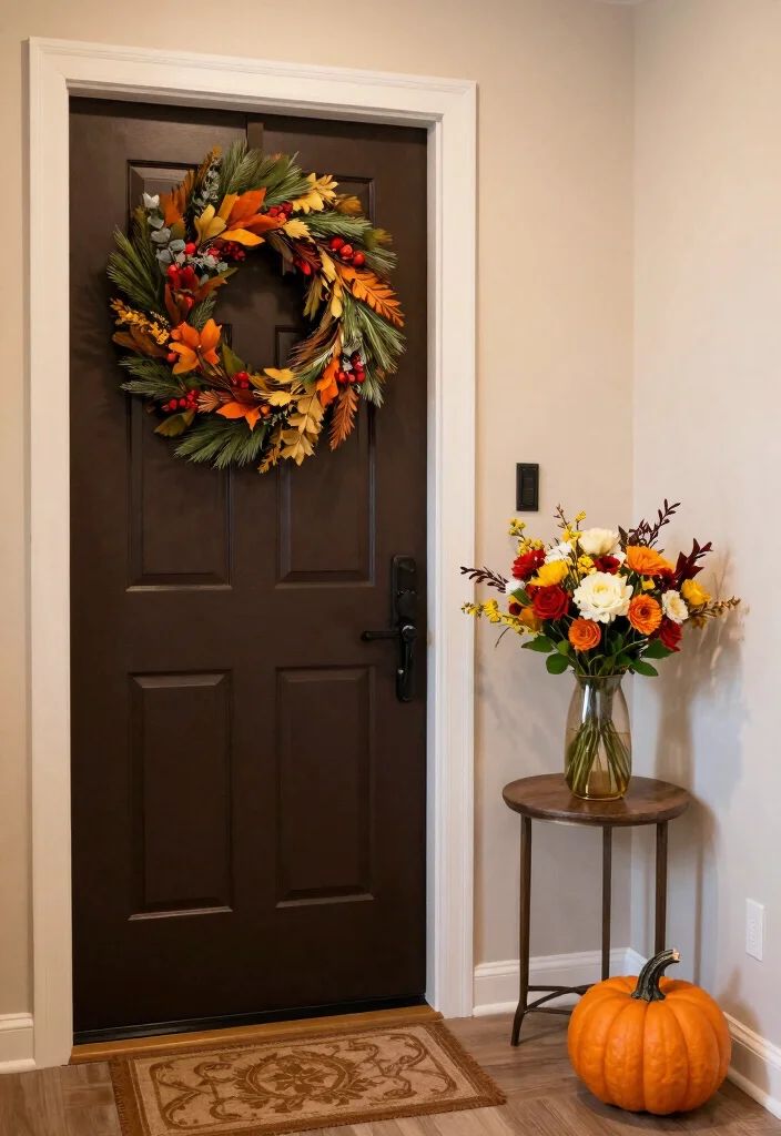 12 Foyer Entryway Ideas with Clean and Elegant Style 52 12 Foyer Entryway Ideas with Clean and Elegant Style 12. Seasonal Decor Changes 0