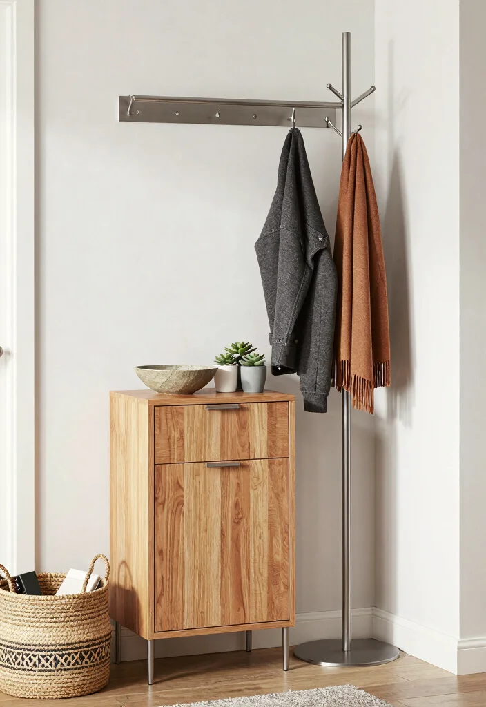 12 Foyer Entryway Ideas with Clean and Elegant Style 13 12 Foyer Entryway Ideas with Clean and Elegant Style 3. Add Stylish Storage Solutions 0