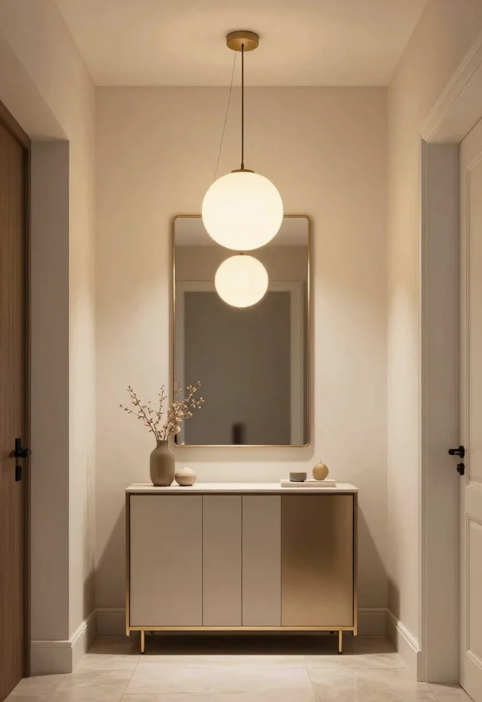 12 Foyer Entryway Ideas with Clean and Elegant Style 27 12 Foyer Entryway Ideas with Clean and Elegant Style 7. Elegant Lighting Fixtures 0