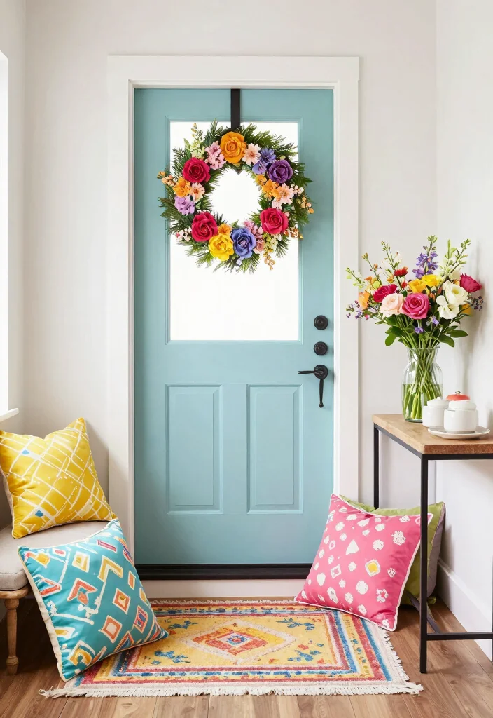 12 Front Entryway Ideas with Practical Storage 52 12 Front Entryway Ideas with Practical Storage 12. Seasonal Decor Switch Up 0
