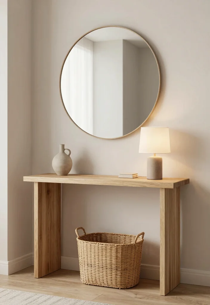 12 Front Entryway Ideas with Practical Storage 15 12 Front Entryway Ideas with Practical Storage 5. Stylish Console Table 0
