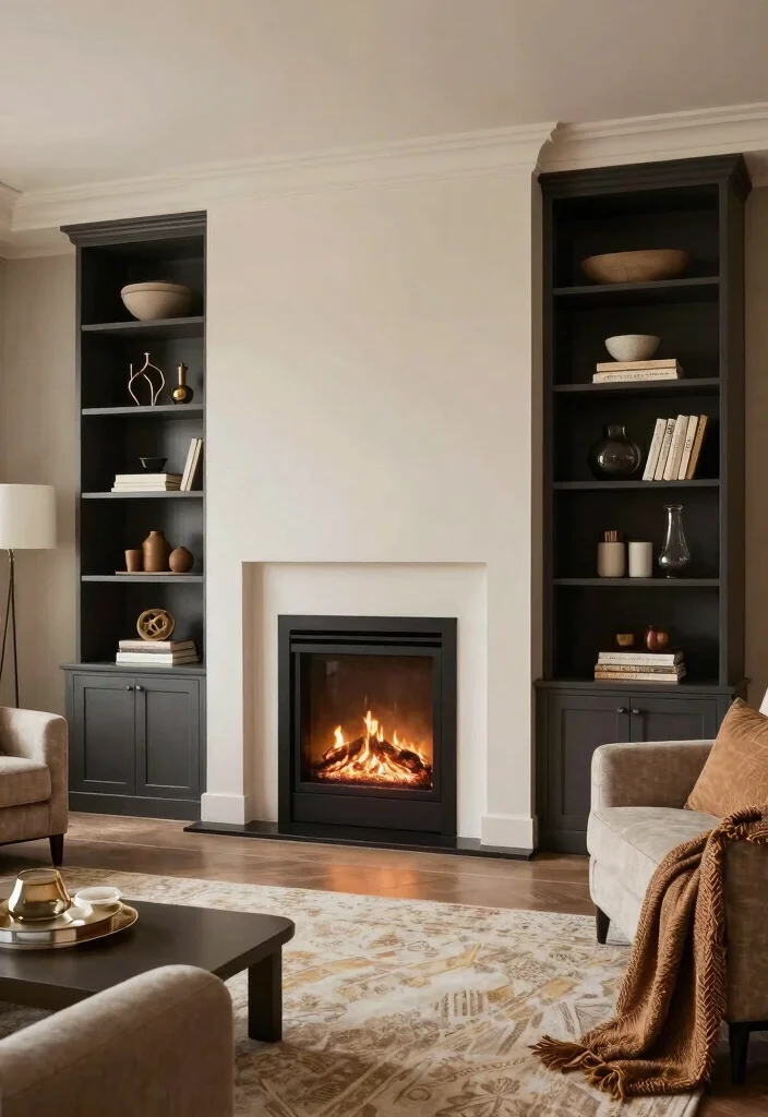 12 Gas Fireplace Ideas for Comfortable Everyday Living 11. Gas Fireplaces with Built in Storage 0