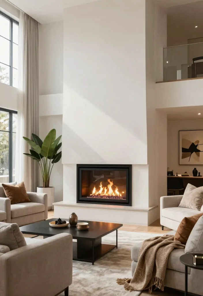 12 Gas Fireplace Ideas for Comfortable Everyday Living 4. Multi Sided Gas Fireplaces 0