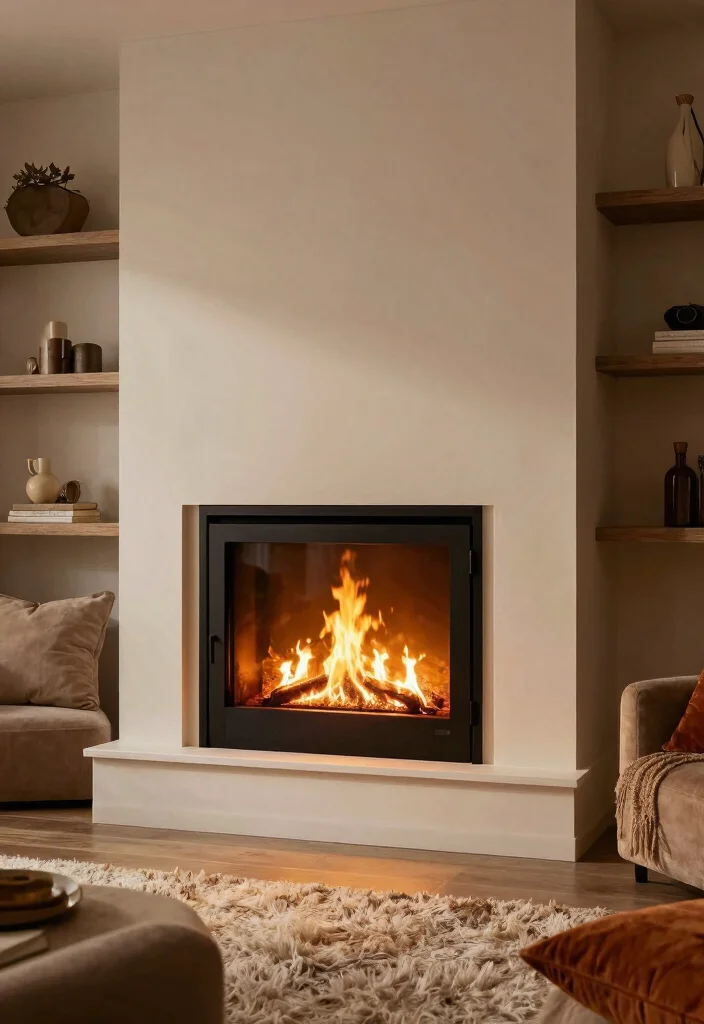12 Gas Fireplace Ideas for Comfortable Everyday Living 9. Gas Fireplaces with Glass Doors 0