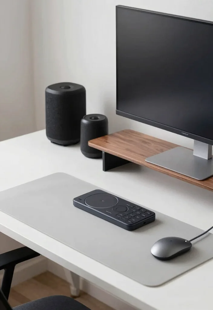 12 Home Office Ideas for Women with Stylish Details 6. Tech Friendly Setup 0