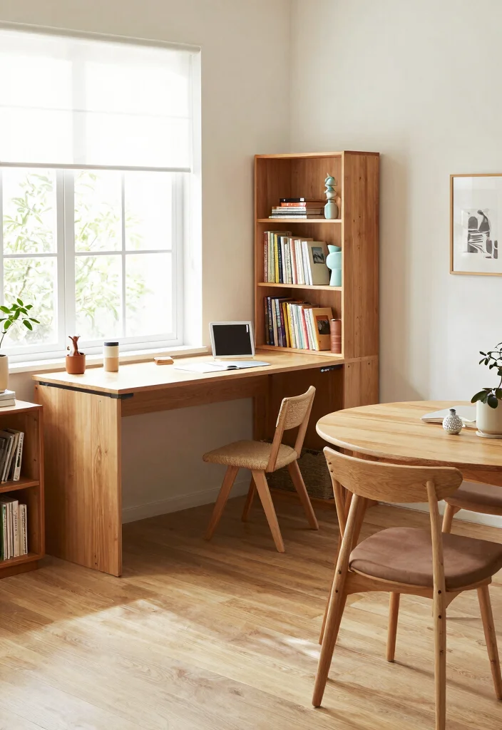 12 Home Office Ideas for Women with Stylish Details 9. Multi Functional Spaces 0
