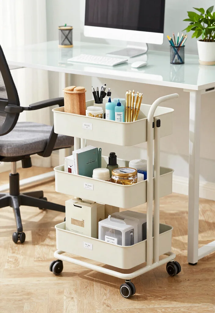 12 IKEA Office Ideas for Affordable Design 29 12 IKEA Office Ideas for Affordable Design 9. Make Use of Under Desk Storage 0