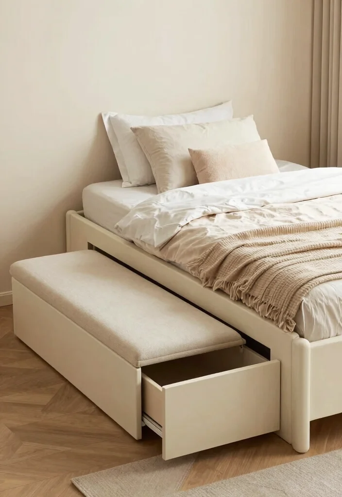 12 Ideas de Closet en la Pared for Small Bedrooms 39 12 Ideas de Closet en la Pared for Small Bedrooms 9. Muebles Multifuncionales 0