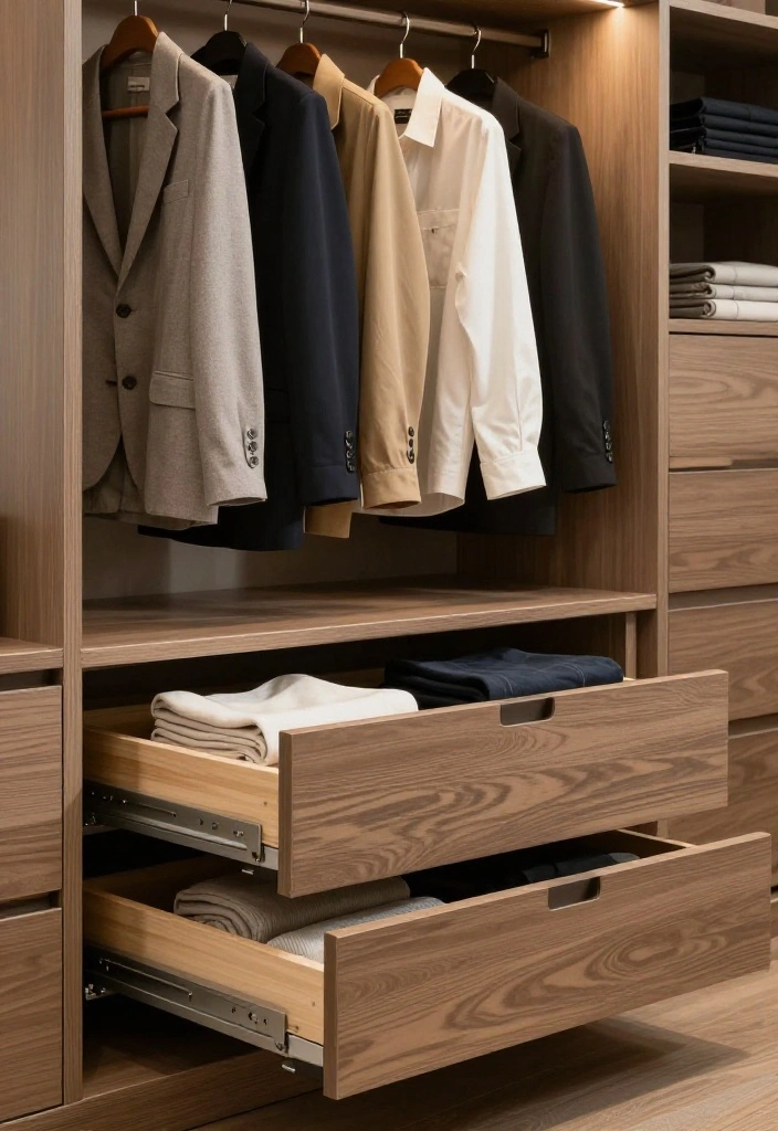 12 Ideas de Closet with Smart Storage Solutions 13 12 Ideas de Closet with Smart Storage Solutions 3. Add Pull Out Drawers 0 1