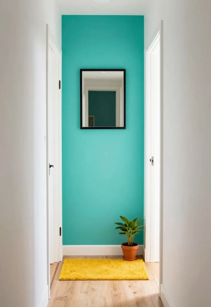 12 Narrow Entryway Ideas That Feel Open and Bright 1. Bright Paint Colors 0