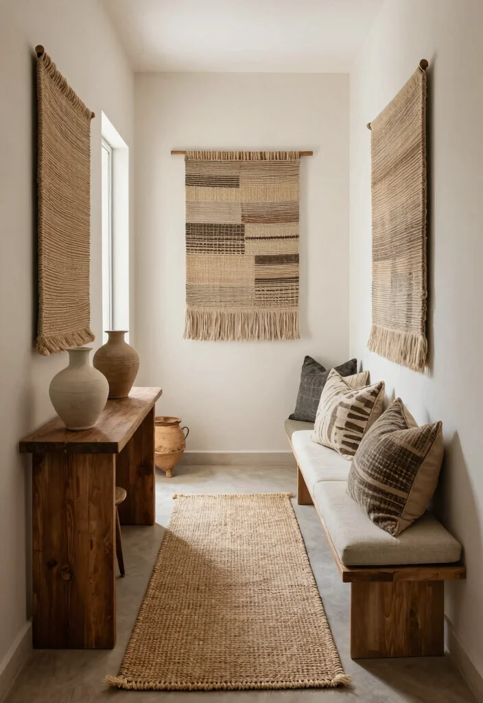 12 Narrow Entryway Ideas That Feel Open and Bright 9. Textures for Interest 0