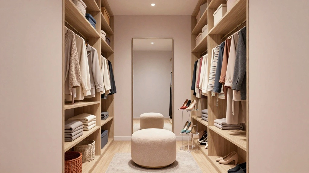 12 Narrow Walk-in Closet Ideas That Still Feel Comfortable